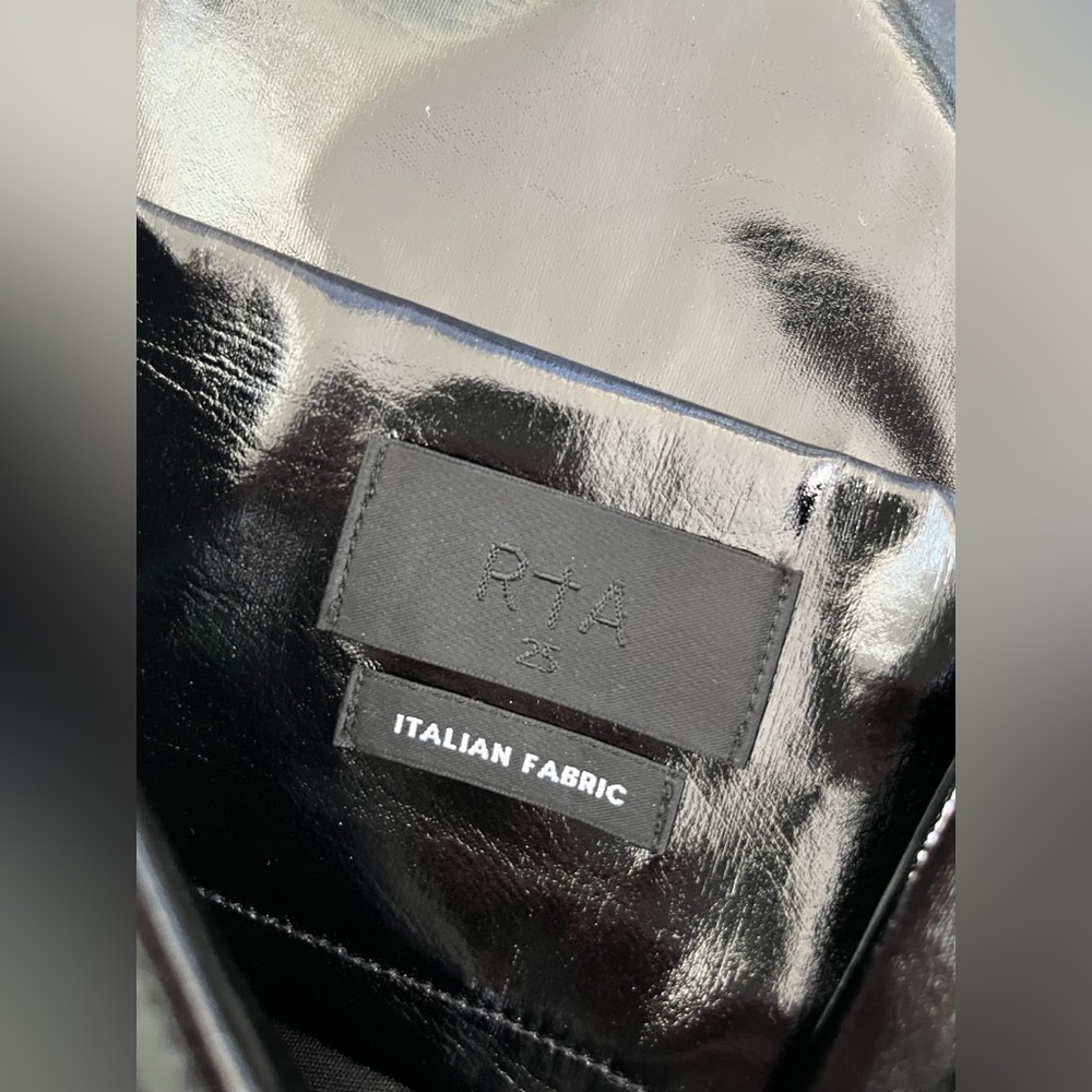 Rta Black Solid Polyurethane Pant - image 5